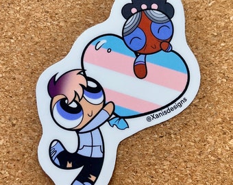 Trans Balloon Sticker