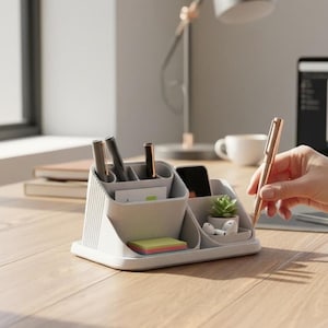 Modular Desk Tray, Compact Ergonomic Organizer