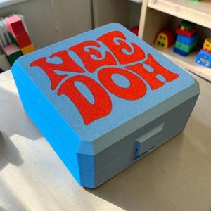 NeeDoh Nice Cube Cases, Fidget Toy Holder, Sensory Stress Relief Travel Storage Box for Desk
