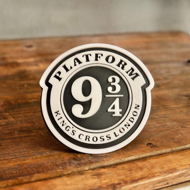 Platform 9 3 4 Sign - Etsy