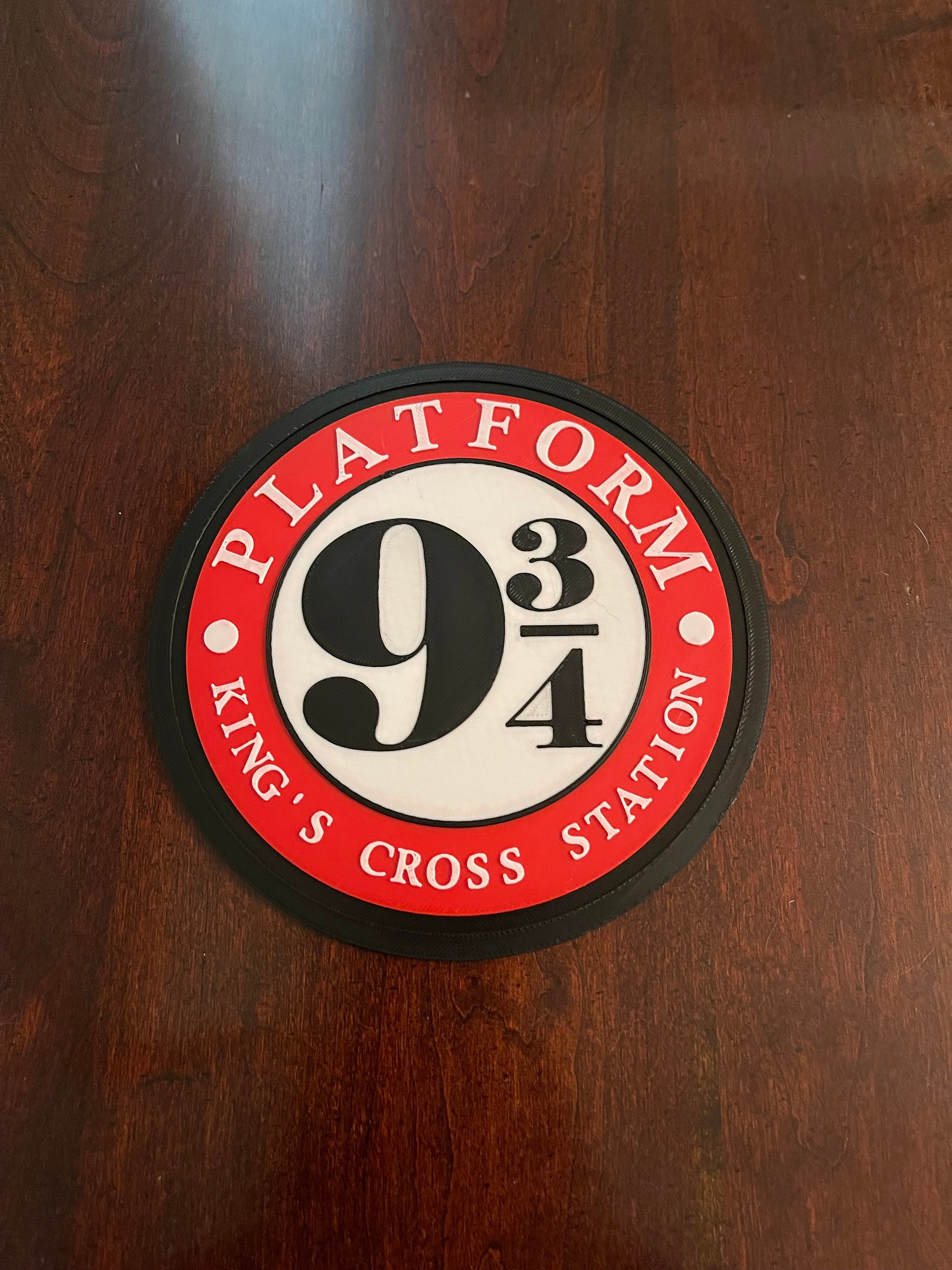 Hogwarts Express 9 3/4’s Kings Cross Station Sign - Etsy