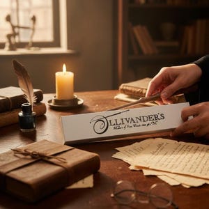 Ollivander's Wand Storage Box Harry Potter Shelf Decor, Wizard Wand Case Display Stand, Magic Wand Holder Hp Cosplay Prop