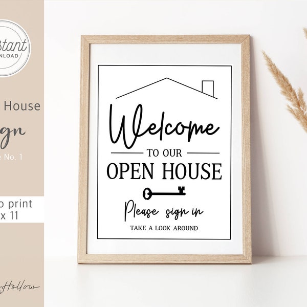 Open House Welcome Sign, Open House Welcome, Real Estate Marketing, Realtor Open House Signs, Realtor Welcome Sign, Realtor Open House
