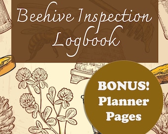 Beekeeping Log Printable Download | Beehive Inspection Checklist ...