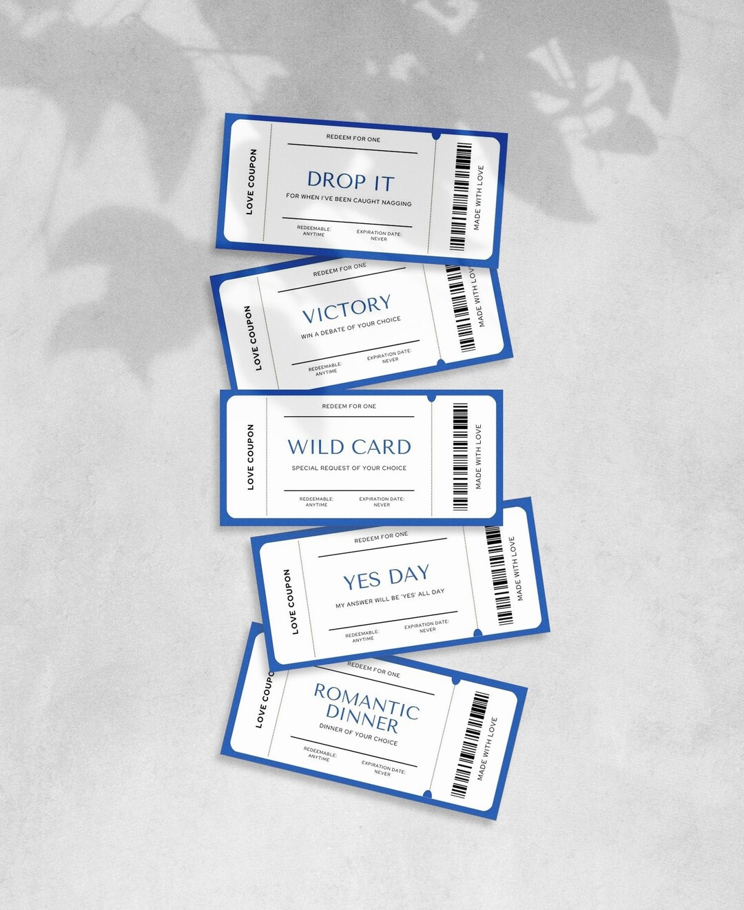 20 Coupons for Him Printable Digital Download - Etsy