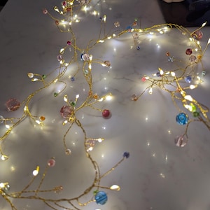 String Kaleidoscope LED Folk Fairy Garland Lights