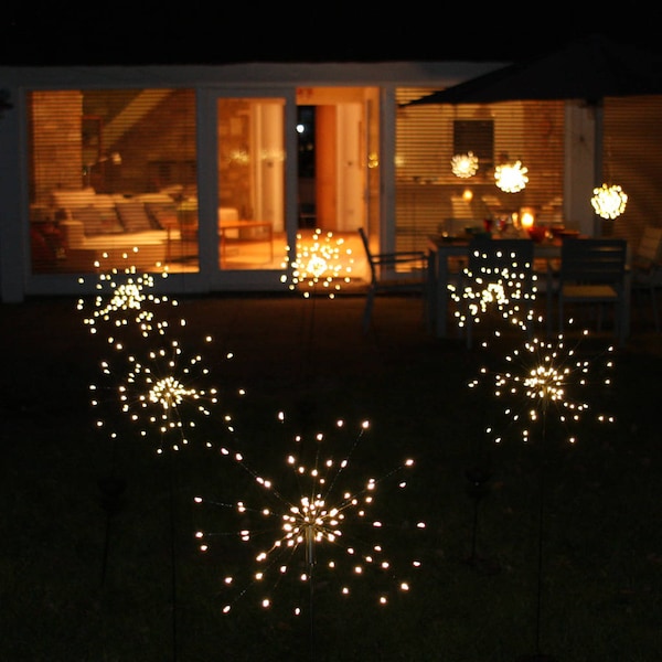 Solar Starburst lights Garden Stake Light