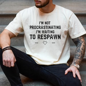 Gamingshirt Videogames T-shirt Nerdy pc Cadeaus voor gamers Shirts voor gamers Grappig gamingcitaat Shirt retro gamingshirt