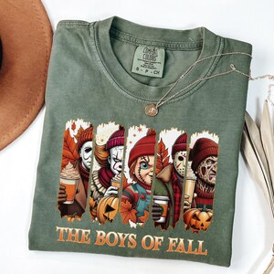 Horror Movie Shirt Movie Character Halloween T Shirt Horror Character Spooky Season Shirt Summerween Shirt Adult Halloween Costume For Men