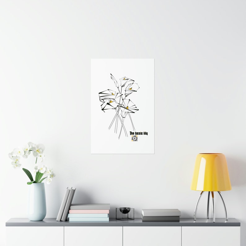 The Toxic Lily Poster Raising Awareness of Lilies and Pet Safety for