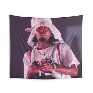 Tapices de pared para interiores Playboi carti flag