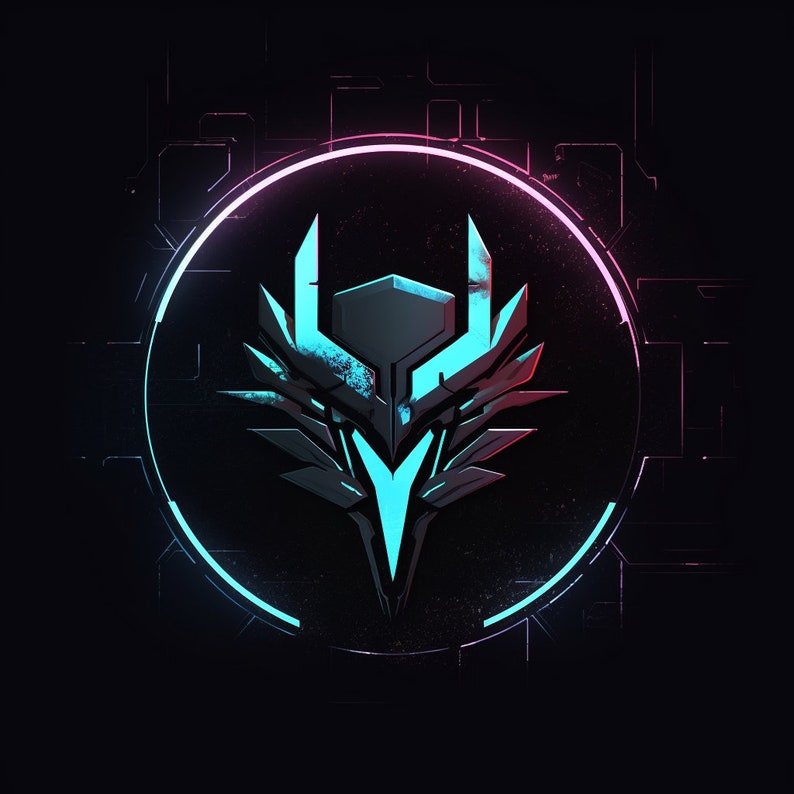 70 Twitch Streamer Logo, DIY Logo Design Template. Cyberpunk Logo, Premade Logo Designs