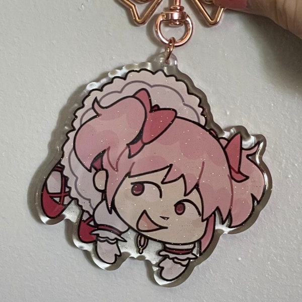 Puella Magi Madoka Magica Mahou Shoujo Madoka Magica Glitter Epoxy Character Charms