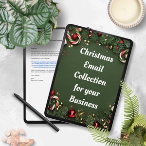 Szablon kolekcji wiadomości e-mail na święta | Marketing e-mailowy na święta | Dokument Google | E-maile biznesowe na święta | Szablon skryptów e-mail