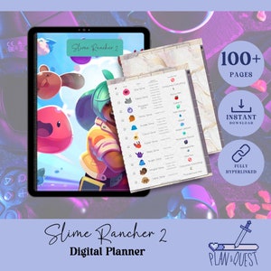 Slime Rancher 2 Digital Planner (Dodaj do koszyka Aktualizacja) - Zorganizuj swoje przygody rolnicze, goodnotes digital planner, prezenty dla graczy