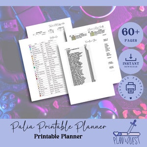 Palia Complete Guides, Trackers, and Planners Printable Bundle - Maximize Your Potential! (Currently Updating)