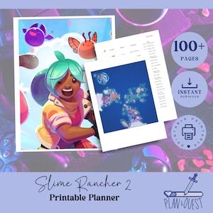 Slime Rancher 2 Printable Planner (Dodaj do koszyka) - Zorganizuj swoje przygody rolnicze, prezenty dla graczy