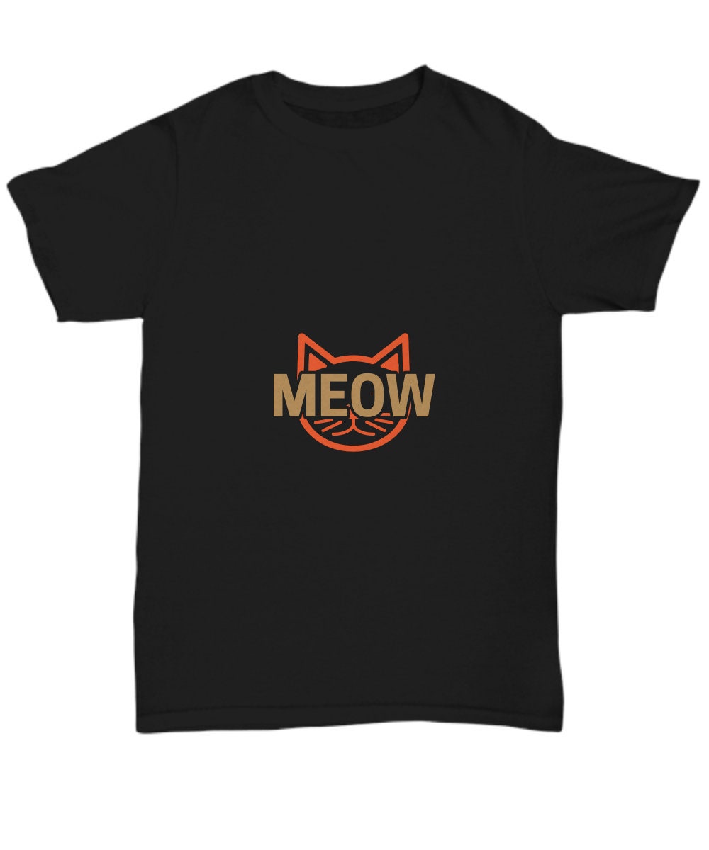 Meow top cat shirt