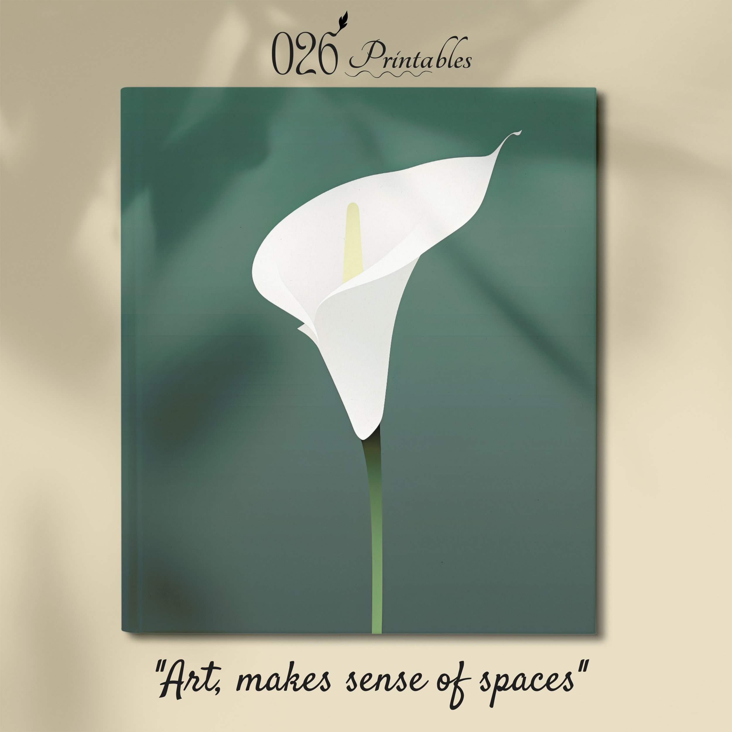 Printable Calla Lily Wall Art Calla Lily Painting Botanical Etsy
