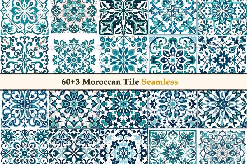 Moroccan Pattern Tile Clipart – Seamless Arabic Design PNG, Islamic ...