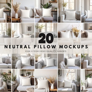 Canapé oreiller maquette oreiller maquette Bundle Printify oreiller maquette jeter taie d’oreiller maquettes oreiller maquette simple, photographie de milieu de voyage
