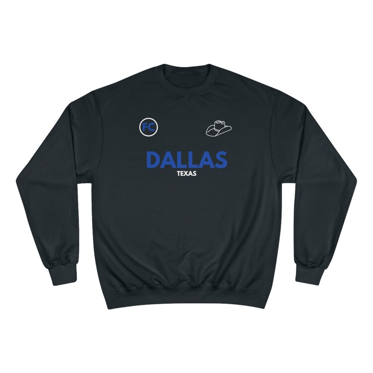 Champion Brand Dallas Crewneck Felpa ispirata ai cowboys FC Felpa calda a tema calcio pronta per le giornate di gioco autunnali