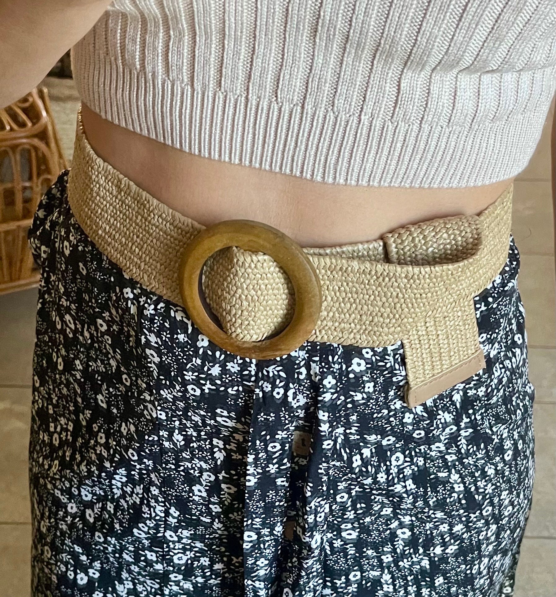 Ceinture en paille Etsy France
