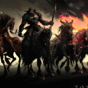 The Four Horsemen Of The Apocalypse Poster