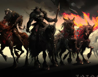 The Four Horsemen Of The Apocalypse Poster