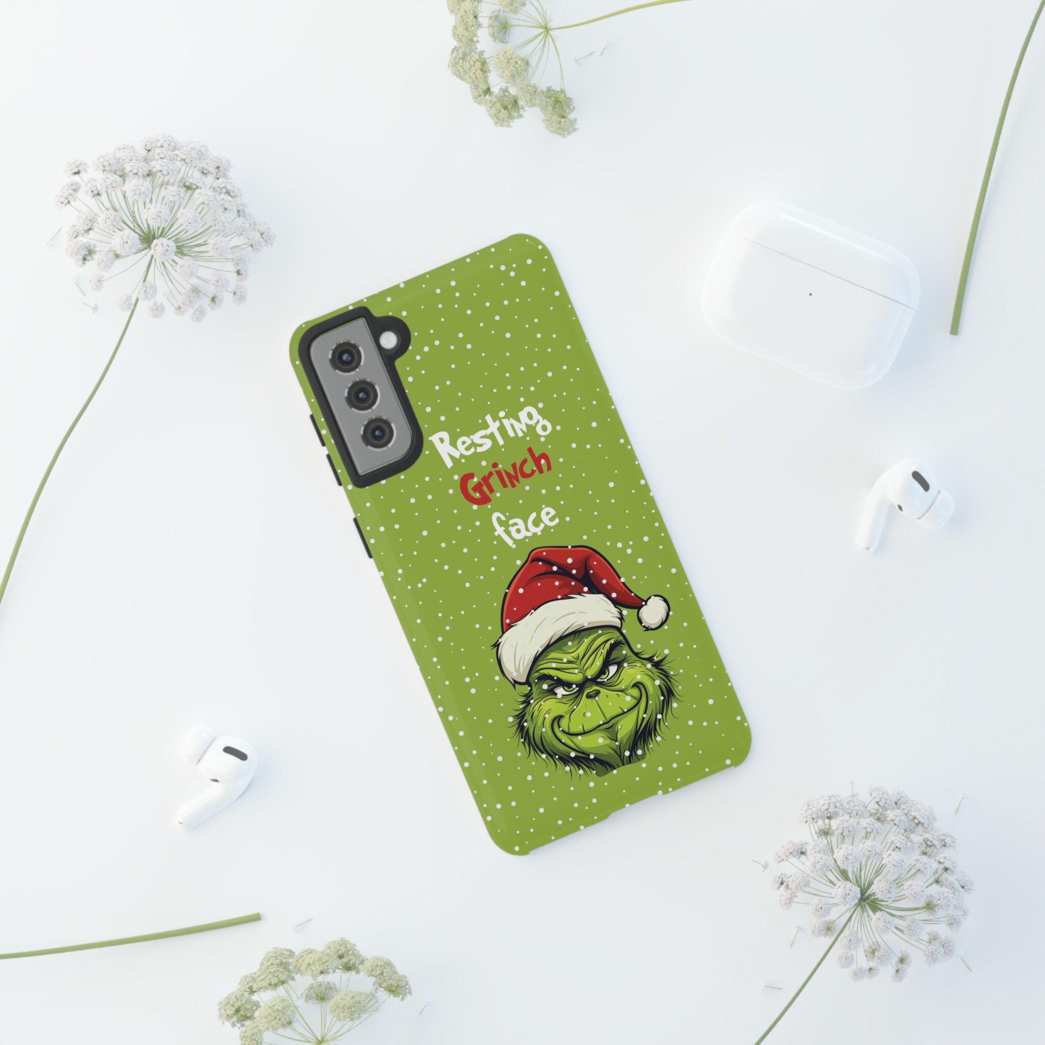 Tough Cases the Grinch Christmas Iphone, Google Pixel, Samsung Galaxy