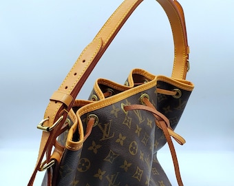 Louis Vuitton Noe Purse Monogram Brown In Coated Leather With Gold-tone