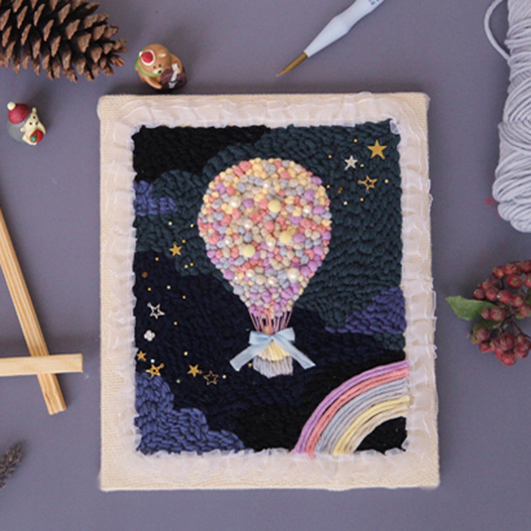 DIY Handmade Punch Needle Starter Kits - up is Down - Etsy