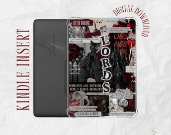 L.O.R.D.S Inspired Kindle Insert | Kindle Printable | Clear Case Insert | Kindle Aesthetic | Kindle Stickers | Digital Download