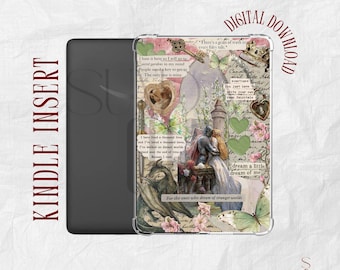 Fantasy Princess Inspired Kindle Insert | Kindle Printable | Clear Case Insert | Kindle Aesthetic | Kindle Stickers | Digital Download