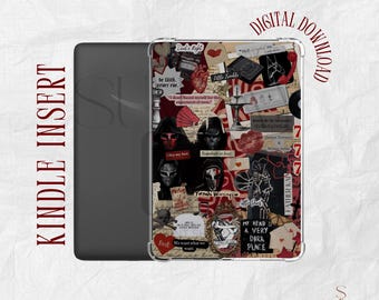 Devils Night Inspired Kindle Insert | Kindle Printable | Clear Case Insert | Kindle Aesthetic | Kindle Stickers | Digital Download