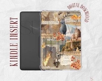 Throne of Glass Inspired Kindle Insert | Kindle Printable | Clear Case Insert | Kindle Aesthetic | Kindle Stickers | Digital Download