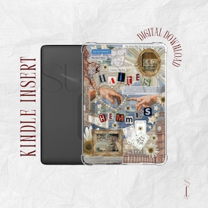 Daisy Haites Inspired Kindle Insert | Kindle Printable | Clear Case Insert | Kindle Aesthetic | Kindle Stickers | Digital Download
