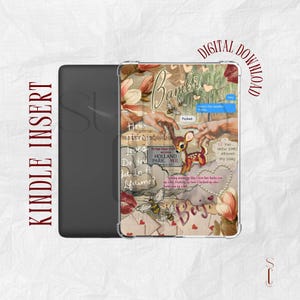 Magnolia Parks Inspired Kindle Insert | Kindle Printable | Clear Case Insert | Kindle Aesthetic | Kindle Stickers | Digital Download