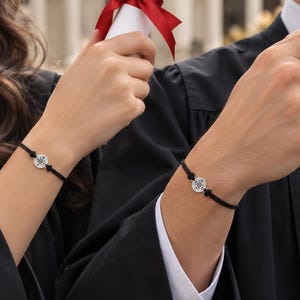 Graduation Compass Bracelet, Class of 2026,  College and HS Graduation Gift, Adjustable Bracelet, Senior Keepsake, Matching