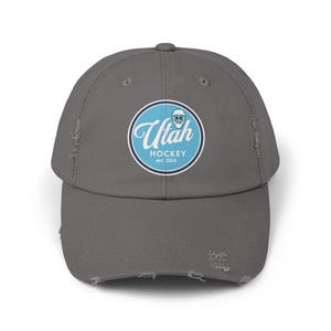 Utah Hockey Cap für Utah Hockey-Fan Dad-Hut für Utah Hockey-Liebhaber Utah Hockey Distressed Cap