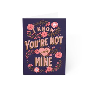 Cadeau de Saint-Valentin carte de situation pour couple cadeau de situation pour fwb ex bf vday carte de voeux d'amour moderne pour cadeau d'ex amant