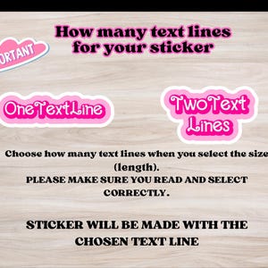 Custom Name Bar b Style Sticker/Pinky Sticker/90s,y2k,millennial/Holographic Die Cut/Personalized, laptop, waterbottle, gifts, genz image 4