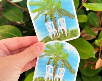 Debí Tirar Más Fotos Sticker/Dtmf/ Plantain Tree Sticker/Puerto Rico/B Bunny/Y2k, Millenial, Kindle Decal, Gift, Laptop Sticker, Waterbottle