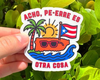 Debí Tirar Más Fotos Sticker/Acho Pe-Erre Sticker/Bad Bunny/Puerto Rico/Y2k, Millenial, Hydroflask Decal, Gift, Laptop Sticker, Waterbottle