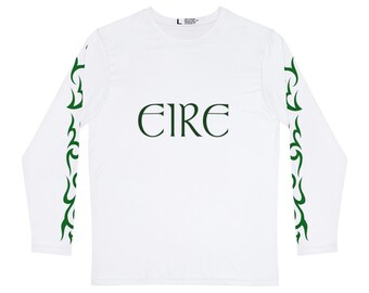 Eire Celtic Long Sleeve Shirt: Irish Shamrock St. Patrick’s Day Top