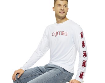Welsh Dragon Long Sleeve T-Shirt: Cymru Celtic Pride Shirt