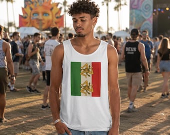 Sicilian Tank Top: Trinacria Sicily Flag Heritage Shirt