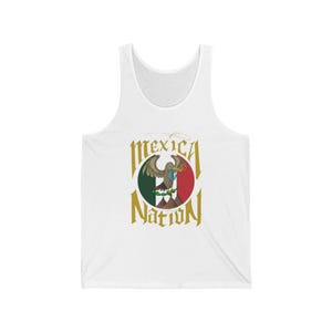 Mexica Nation Unisex Tank Top: Aztec Culture, Ethnic Pride