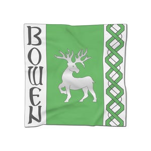 Bowen Family Crest Bandana: Heritage Reunion Accessory