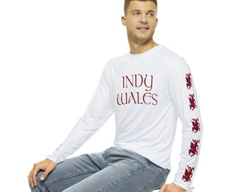 Welsh Red Dragon Long Sleeve T-Shirt: Indy Wales Patriotic Tee